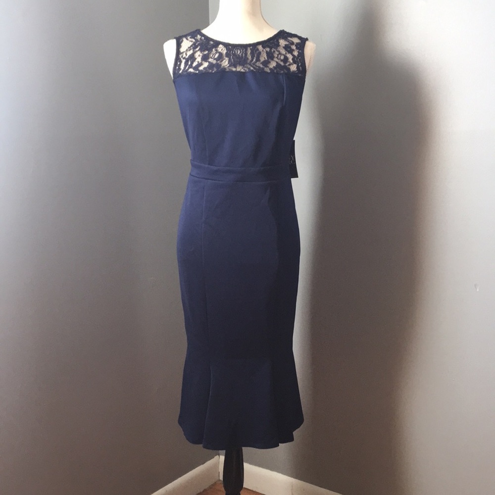 Navy Mermaid Dress
